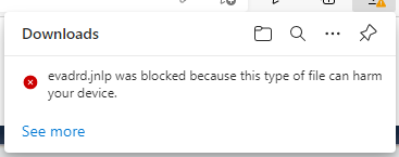 JNLP was blocked